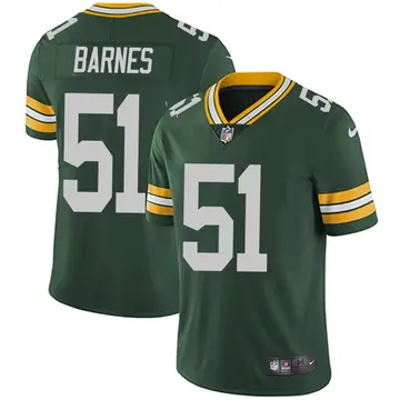 Nike Krys Barnes Men's Limited Green Bay Packers Green Team Color Vapor Untouchable Jersey