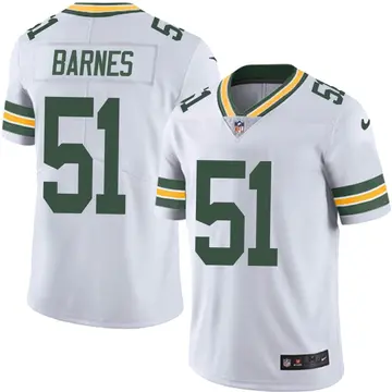 Nike Krys Barnes Men's Limited Green Bay Packers White Vapor Untouchable Jersey