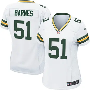 Nike Krys Barnes Women's Game Green Bay Packers White Jersey