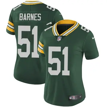 Nike Krys Barnes Women's Limited Green Bay Packers Green Team Color Vapor Untouchable Jersey