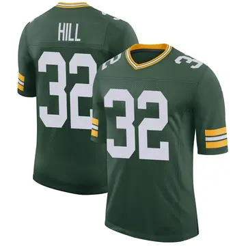 Nike Kylin Hill Men's Limited Green Bay Packers Green Classic Jersey