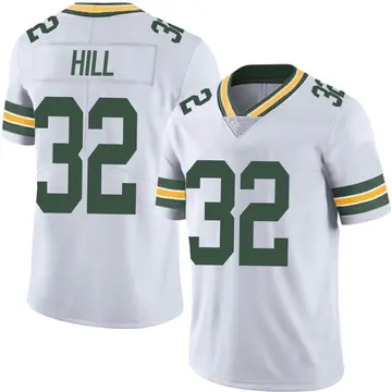 Nike Kylin Hill Men's Limited Green Bay Packers White Vapor Untouchable Jersey