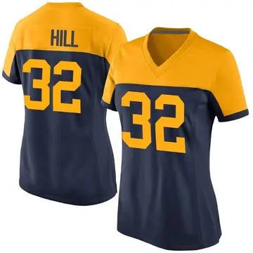 Nike Kylin Hill Women's Game Green Bay Packers Navy Alternate Jersey