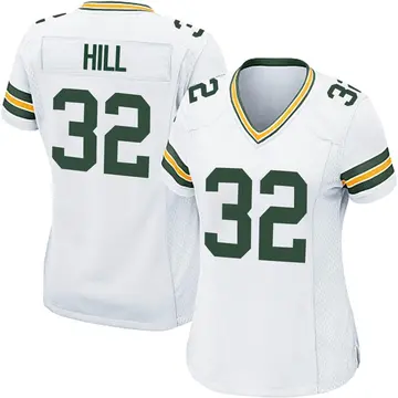 Nike Kylin Hill Women's Game Green Bay Packers White Jersey