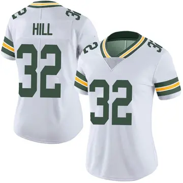 Nike Kylin Hill Women's Limited Green Bay Packers White Vapor Untouchable Jersey