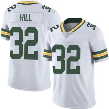 Nike Kylin Hill Youth Limited Green Bay Packers White Vapor Untouchable Jersey