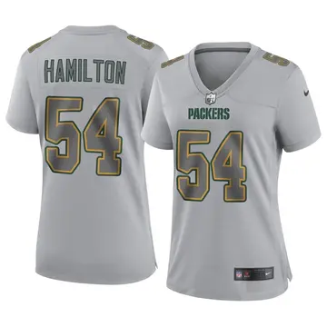 Nike LaDarius Hamilton Women's Game Green Bay Packers Gray Atmosphere Fashion Jersey