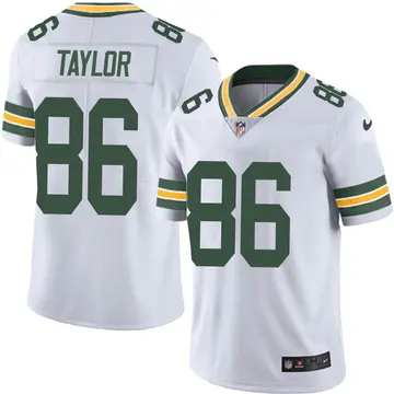 Nike Malik Taylor Youth Limited Green Bay Packers White Vapor Untouchable Jersey