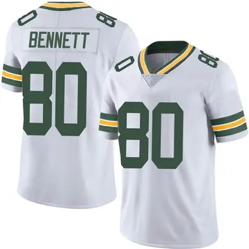 Nike Martellus Bennett Men's Limited Green Bay Packers White Vapor Untouchable Jersey
