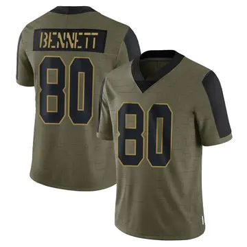 Nike Martellus Bennett Youth Limited Green Bay Packers Olive 2021 Salute To Service Jersey