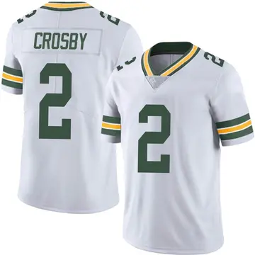 Nike Mason Crosby Men's Limited Green Bay Packers White Vapor Untouchable Jersey