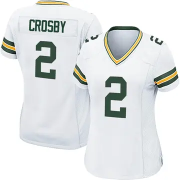 Nike Mason Crosby Women's Game Green Bay Packers White Jersey