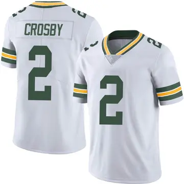 Nike Mason Crosby Youth Limited Green Bay Packers White Vapor Untouchable Jersey