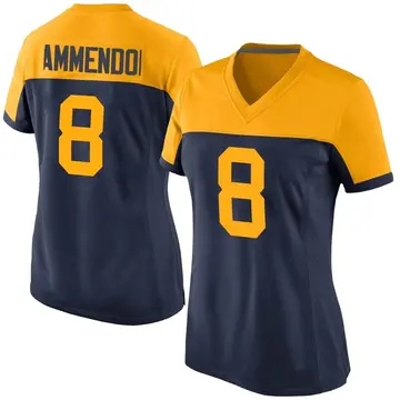 Nike Matt Ammendola Women's Game Green Bay Packers Navy Alternate Jersey