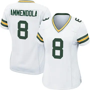 Nike Matt Ammendola Women's Game Green Bay Packers White Jersey