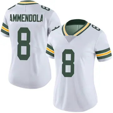 Nike Matt Ammendola Women's Limited Green Bay Packers White Vapor Untouchable Jersey