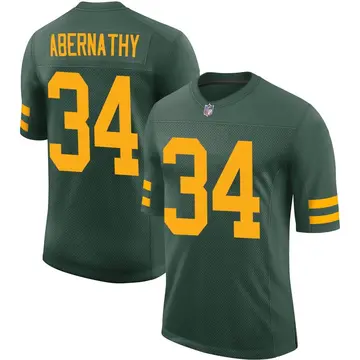 Nike Micah Abernathy Men's Limited Green Bay Packers Green Alternate Vapor Jersey
