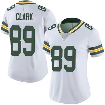 Nike Michael Clark Women's Limited Green Bay Packers White Vapor Untouchable Jersey