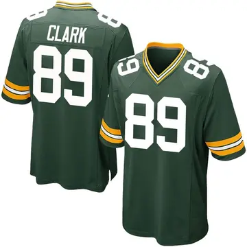 Nike Michael Clark Youth Game Green Bay Packers Green Team Color Jersey