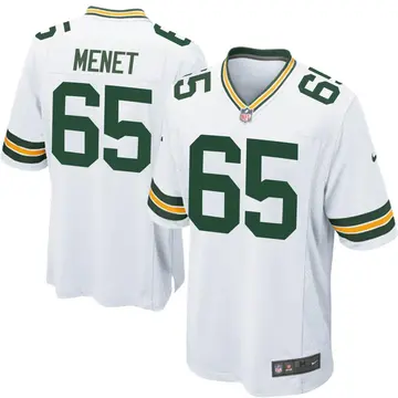 Nike Michal Menet Youth Game Green Bay Packers White Jersey