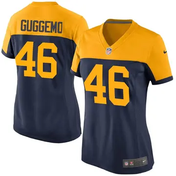 Nike Nick Guggemos Women's Game Green Bay Packers Navy Alternate Jersey