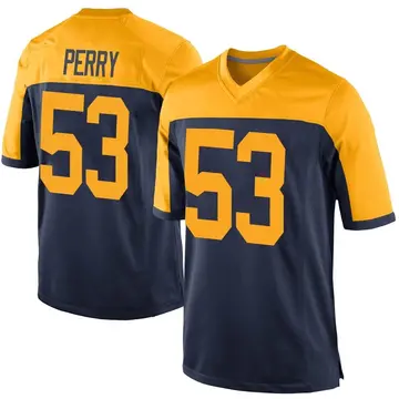 Nike Nick Perry Men's Game Green Bay Packers Navy Alternate Jersey