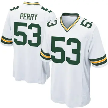 Nike Nick Perry Men's Game Green Bay Packers White Jersey