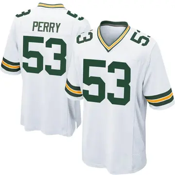 Nike Nick Perry Youth Game Green Bay Packers White Jersey