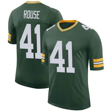 Nike Nydair Rouse Men's Limited Green Bay Packers Green Classic Jersey
