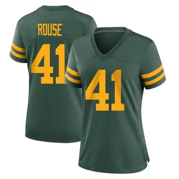 Nike Nydair Rouse Women's Game Green Bay Packers Green Alternate Jersey