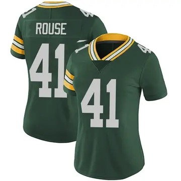 Nike Nydair Rouse Women's Limited Green Bay Packers Green Team Color Vapor Untouchable Jersey