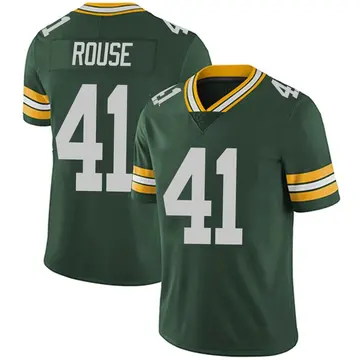Nike Nydair Rouse Youth Limited Green Bay Packers Green Team Color Vapor Untouchable Jersey