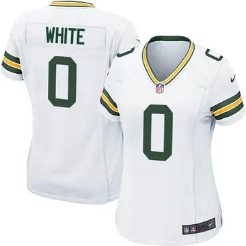 Nike Parker White Women's Game Green Bay Packers White Jersey