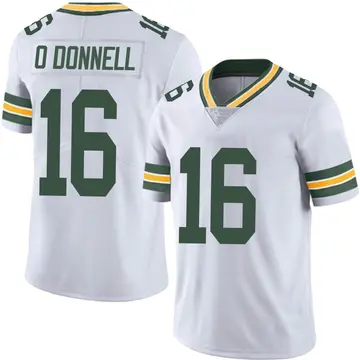 Nike Pat O'Donnell Men's Limited Green Bay Packers White Vapor Untouchable Jersey