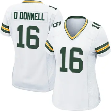 Nike Pat O'Donnell Women's Game Green Bay Packers White Jersey