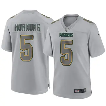 Nike Paul Hornung Men's Game Green Bay Packers Gray Atmosphere Fashion Jersey