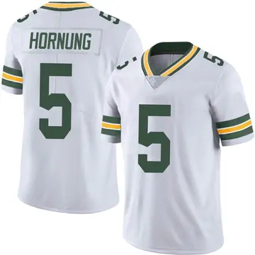 Nike Paul Hornung Men's Limited Green Bay Packers White Vapor Untouchable Jersey