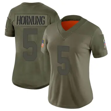 Nike Paul Hornung Women's Limited Green Bay Packers Camo 2019 Salute to Service Jersey