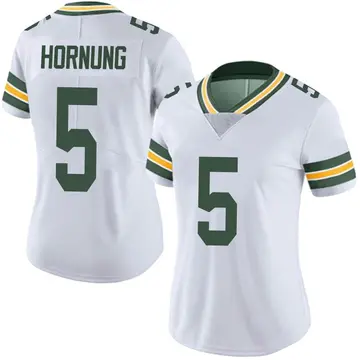 Nike Paul Hornung Women's Limited Green Bay Packers White Vapor Untouchable Jersey