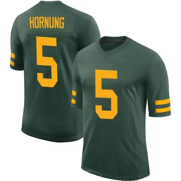 Nike Paul Hornung Youth Limited Green Bay Packers Green Alternate Vapor Jersey