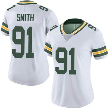 Nike Preston Smith Women's Limited Green Bay Packers White Vapor Untouchable Jersey