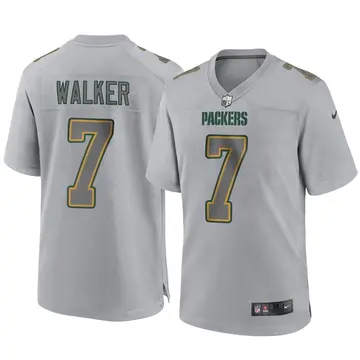 Nike Quay Walker Men's Game Green Bay Packers Gray Atmosphere Fashion Jersey