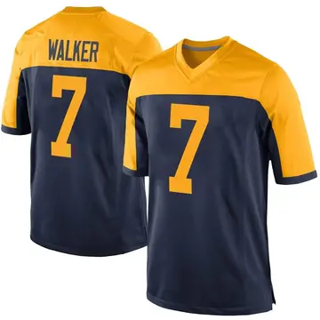 Nike Quay Walker Men's Game Green Bay Packers Navy Alternate Jersey
