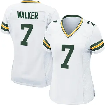 Nike Quay Walker Women's Game Green Bay Packers White Jersey