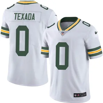 Nike Raleigh Texada Men's Limited Green Bay Packers White Vapor Untouchable Jersey
