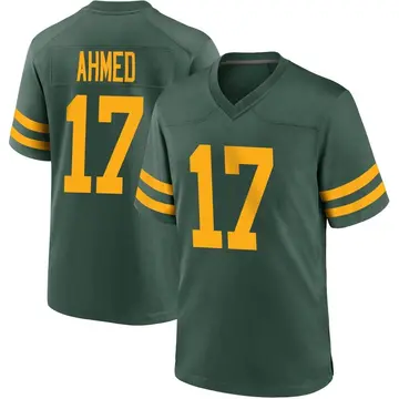Nike Ramiz Ahmed Men's Game Green Bay Packers Green Alternate Jersey