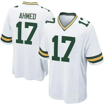 Nike Ramiz Ahmed Men's Game Green Bay Packers White Jersey