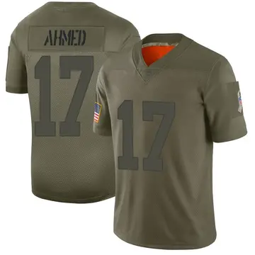 Nike Ramiz Ahmed Men's Limited Green Bay Packers Camo 2019 Salute to Service Jersey