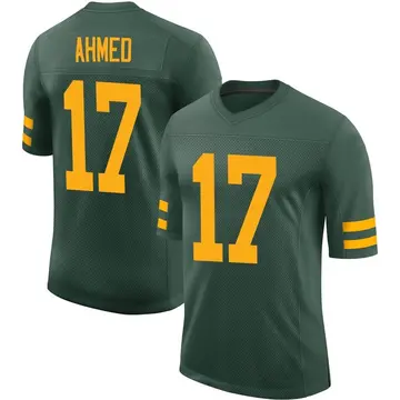 Nike Ramiz Ahmed Men's Limited Green Bay Packers Green Alternate Vapor Jersey