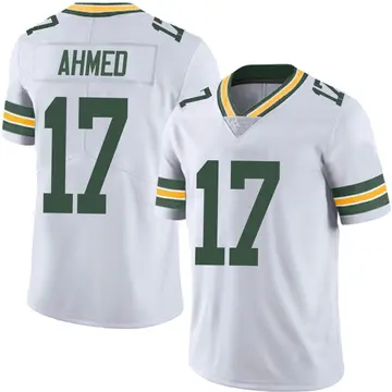 Nike Ramiz Ahmed Men's Limited Green Bay Packers White Vapor Untouchable Jersey